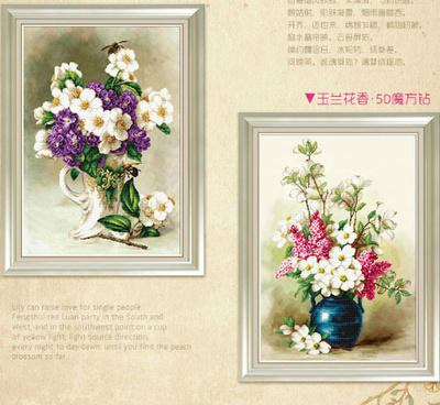 钟爱一生ZM403钻石十字绣 现代简约花卉与机械设备的完美融合